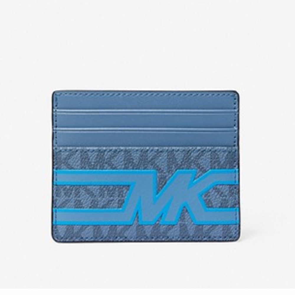 Michael Kors Cooper Graphic Logo Tall Card Case Denim Multi 36S3LCOD2B

NWT